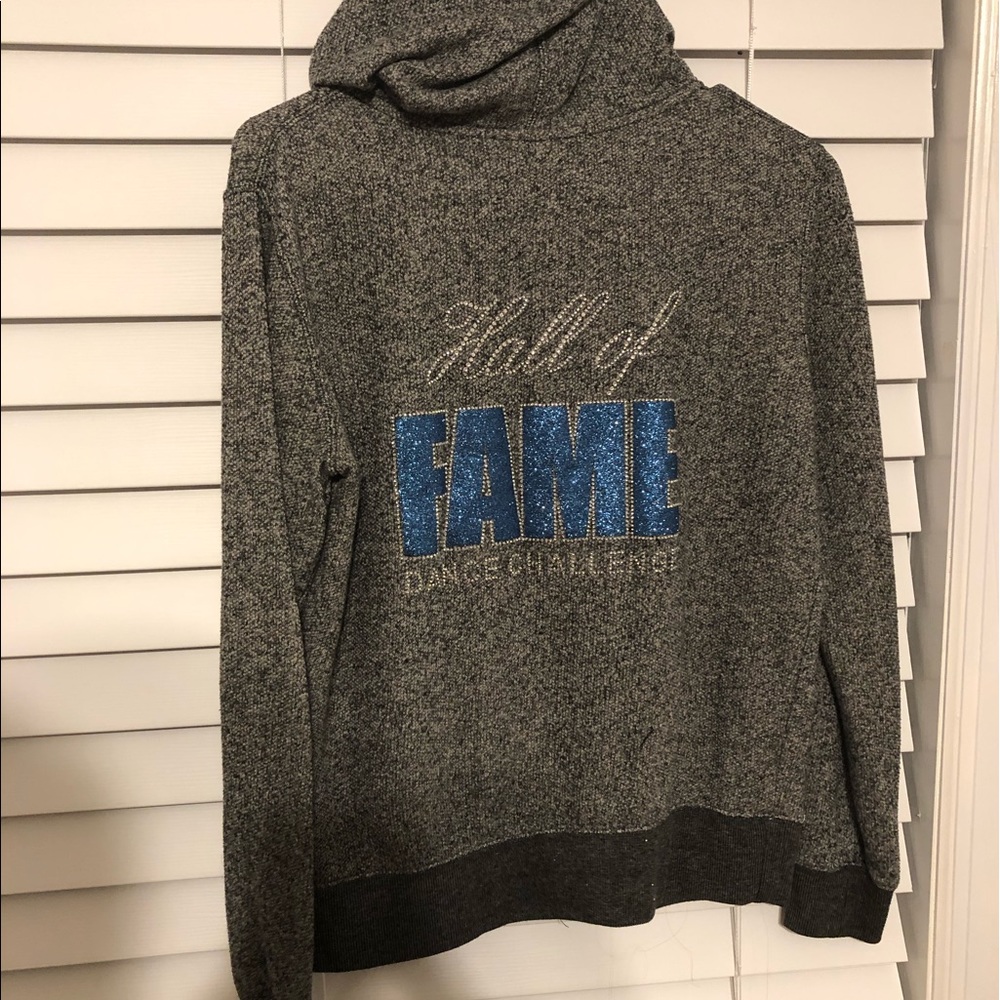 Gray Zip-up Hall of Fame Dance Challenge Hoodie